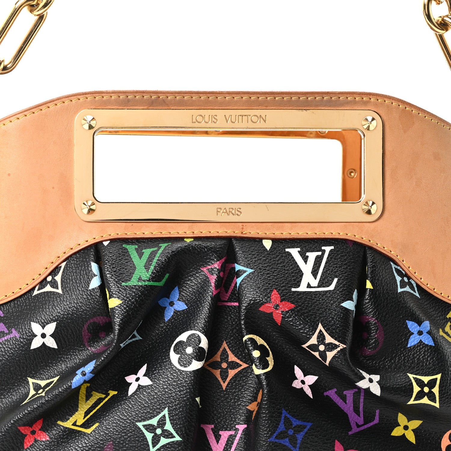 Louis Vuitton Monogram Multicolor Judy PM Black 7 of 9