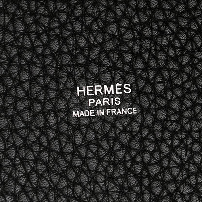 Hermes Taurillon Clemence Picotin Lock 22 MM Black 6 of 9