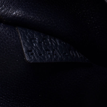 Celine Drummed Calfskin Suede Medium Trapeze Navy Blue 6 of 16