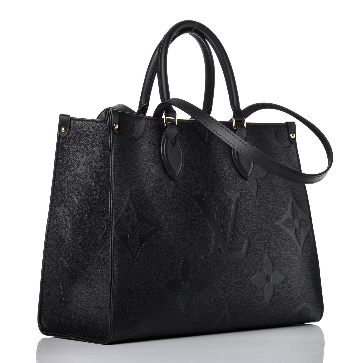 Louis Vuitton Empreinte Monogram Giant Onthego MM Black 4 of 9