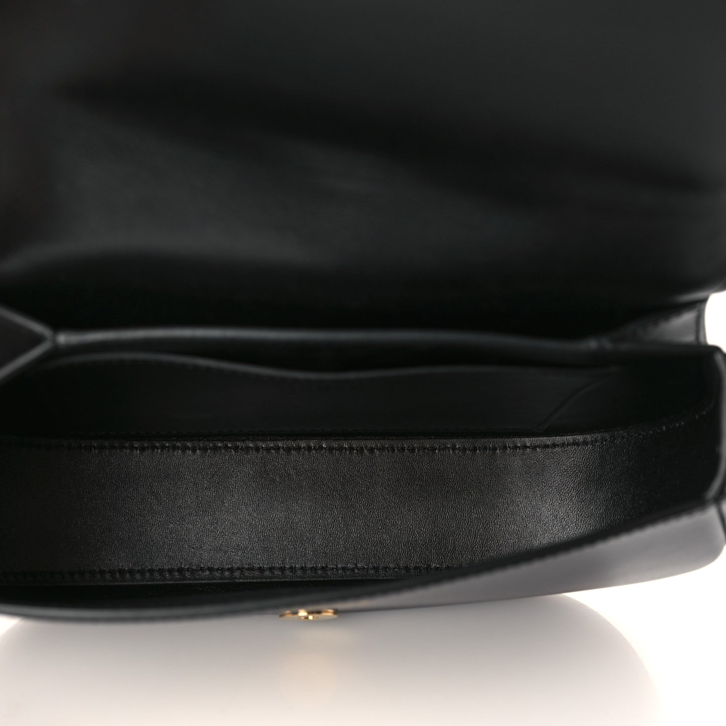Calfskin Medium Greca Goddess Shoulder Bag Black