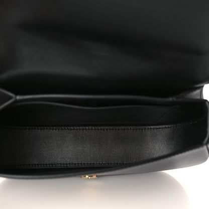 Versace Calfskin Medium Greca Goddess Shoulder Bag Black 5 of 8