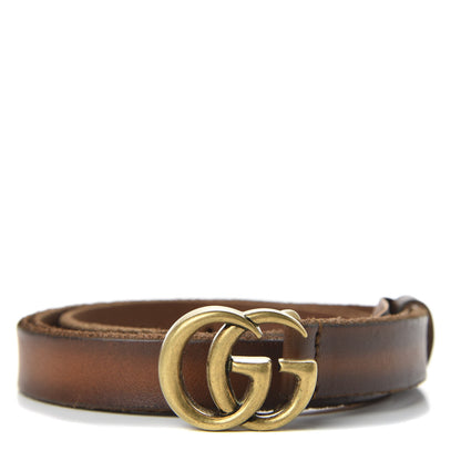 Gucci Faded Calfskin Double G 20mm Belt 90 36 Cuir 1 of 5