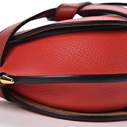 Loewe Grained Calfskin Mini Gate Crossbody Bag Scarlet Burnt Red 6 of 10