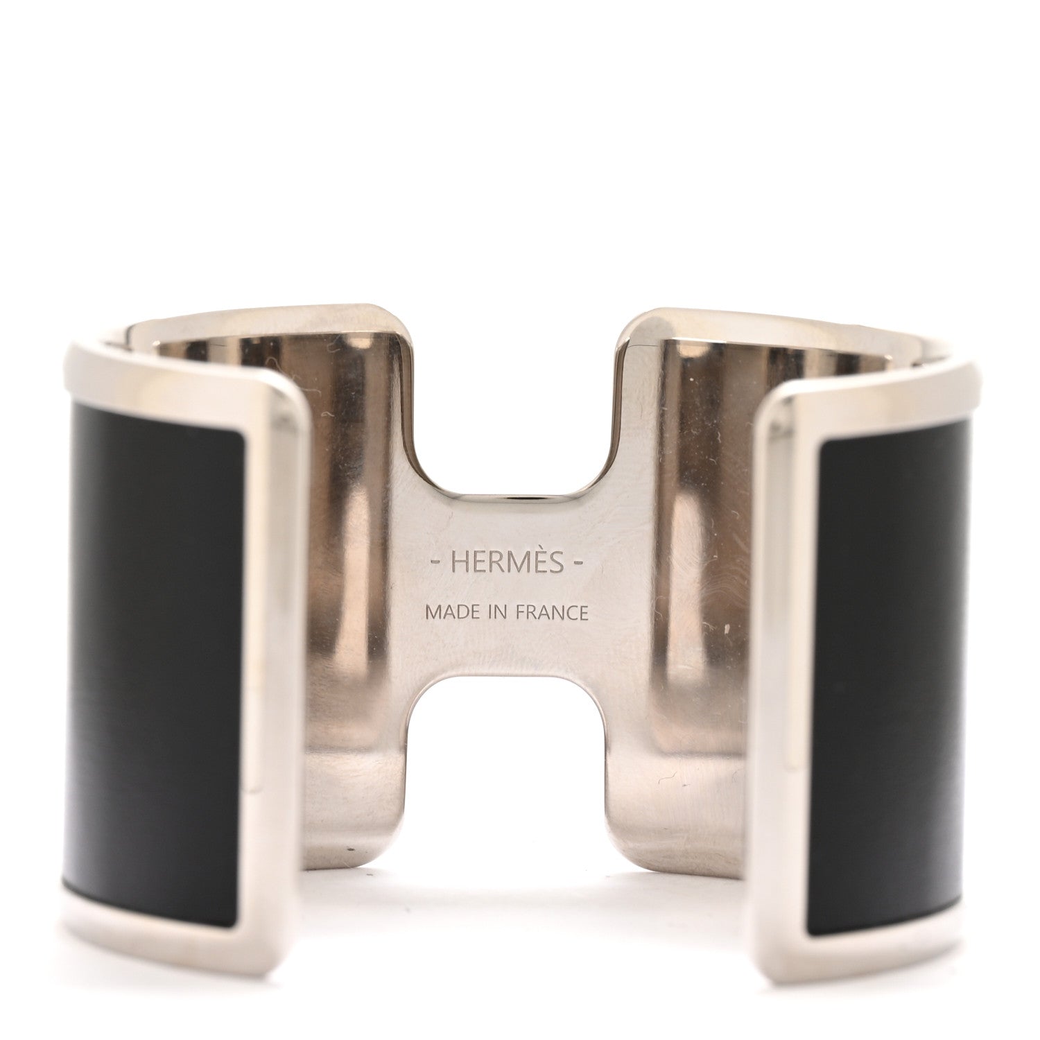 Hermes Box Olympe Cuff Bracelet Black 4 of 6