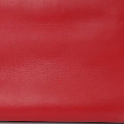 Gucci Nappa Bamboo Web Medium Nymphaea Top Handle Bag Hibiscus Red 17 of 19
