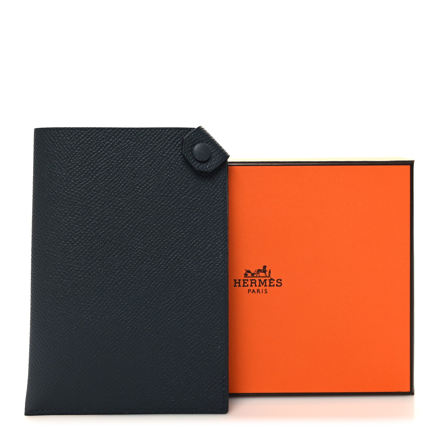 Hermes Epsom Tarmac PM Passport Holder Gris Misty 8 of 8