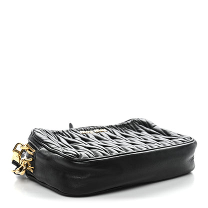 Miu Miu Nappa Matelasse Crossbody Black 4 of 12