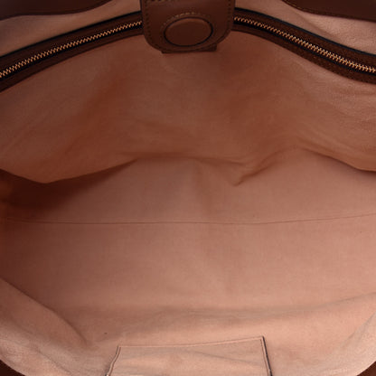 Gucci Soft GG Supreme Monogram Medium Crossbody Tote Beige Cuir 4 of 8