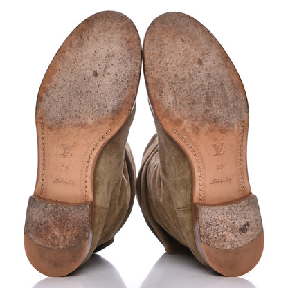 Louis Vuitton Suede Safari Boots Taupe 39 7 of 10