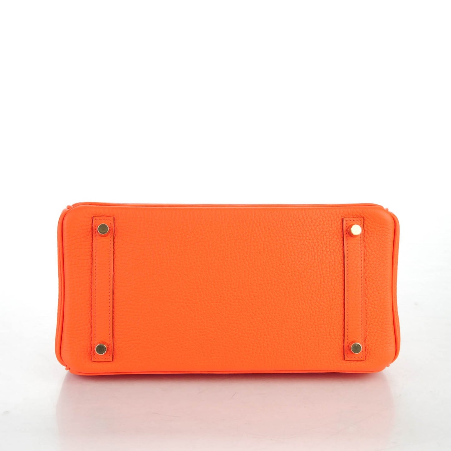 Taurillon Clemence Birkin 30 Orange Poppy