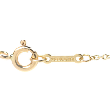 Tiffany 18K Yellow Gold Pearl Paloma Picasso Olive Leaf Pendant Necklace 4 of 6
