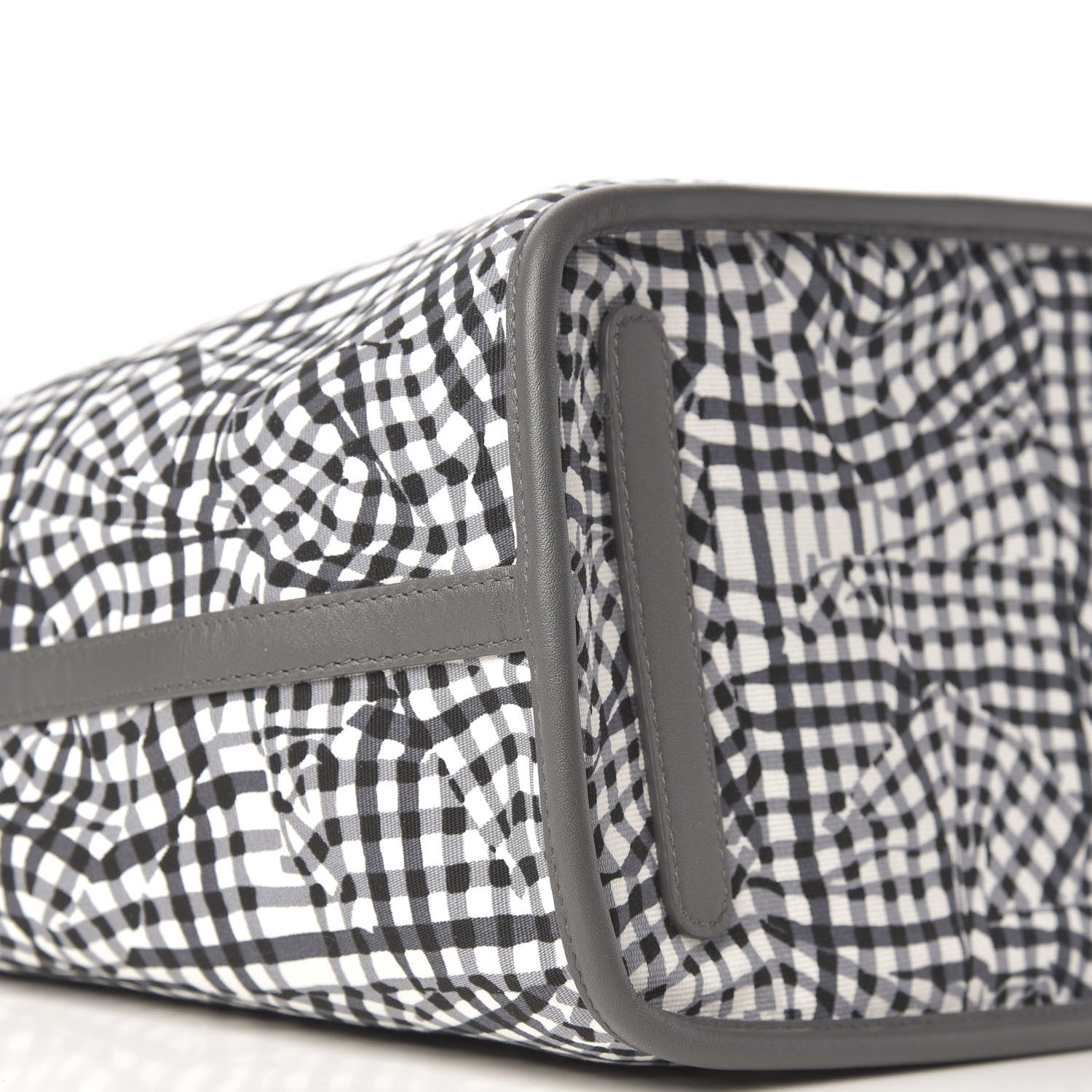MCM Visetos Medium Reversible Shopper Tote Phantom Grey 12 of 14