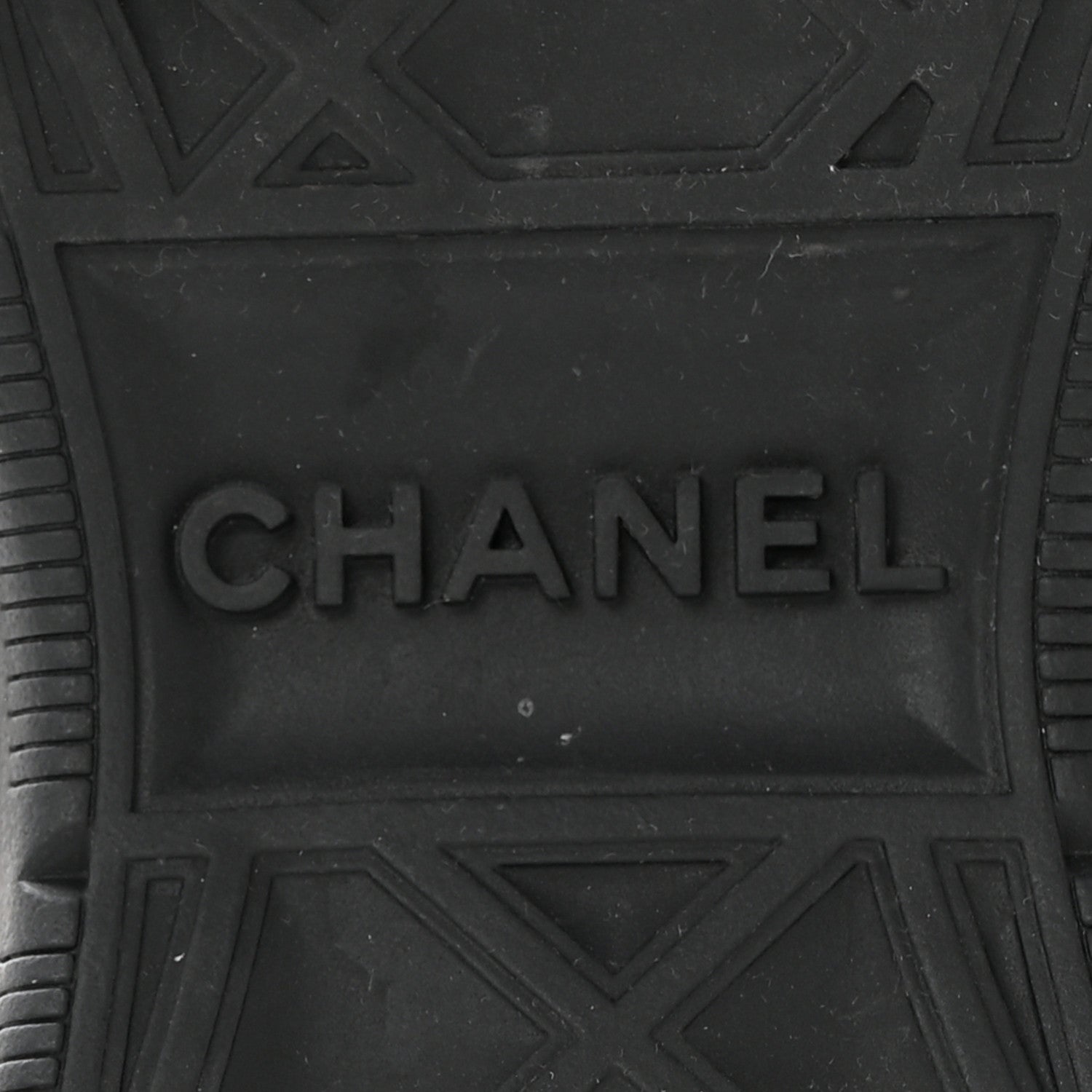 Chanel Fabric Suede Calfskin CC Sneakers 37 Grey 7 of 12