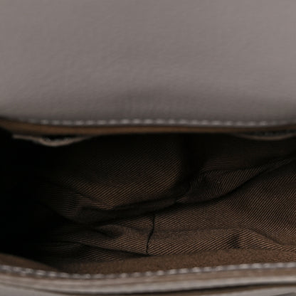 Chloe Calfskin Mini Marcie Round Crossbody Bag Cashmere Grey 7 of 8