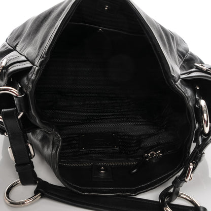 Prada Soft Calf Hobo Nero Black 5 of 7