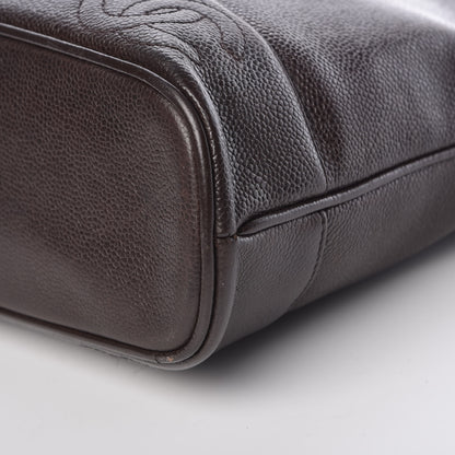 Chanel Caviar Shoulder Bag Brown 9 of 10