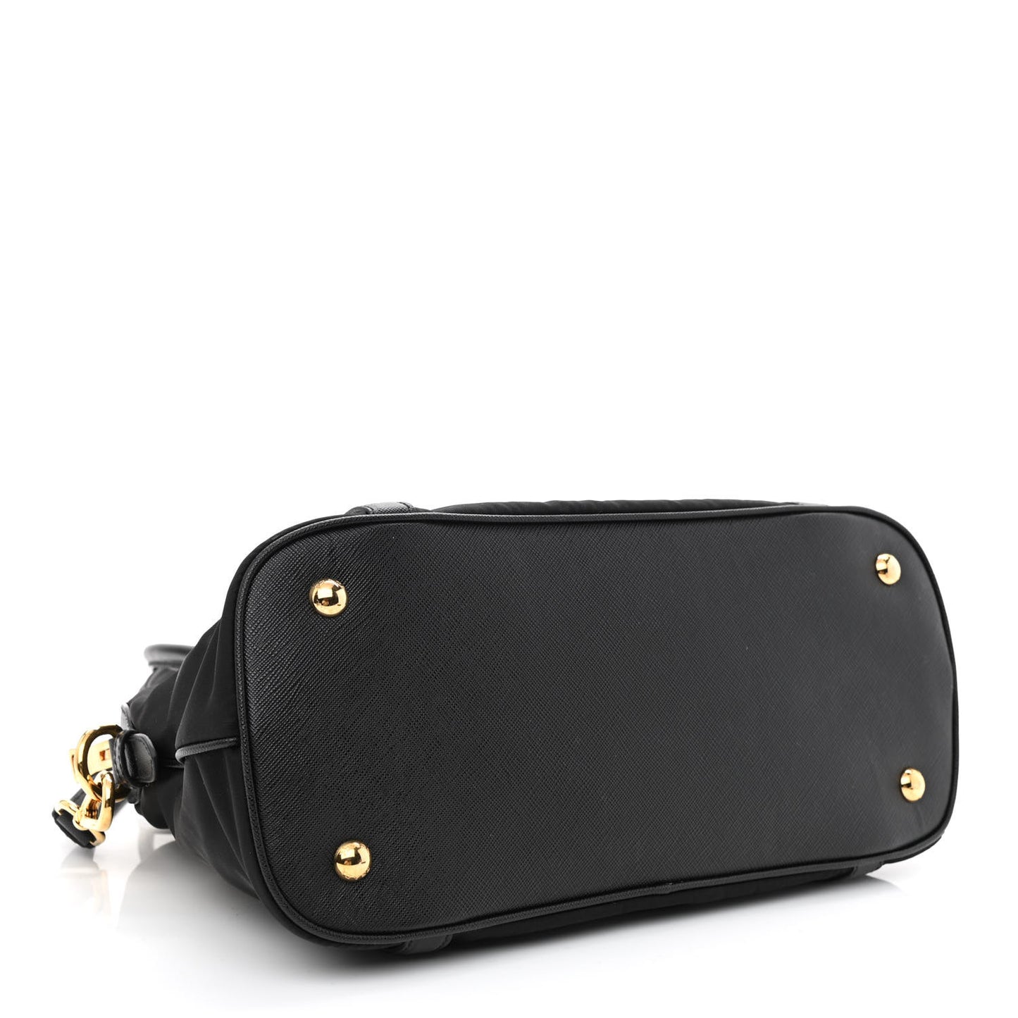 Tessuto Nylon Saffiano Tote Black