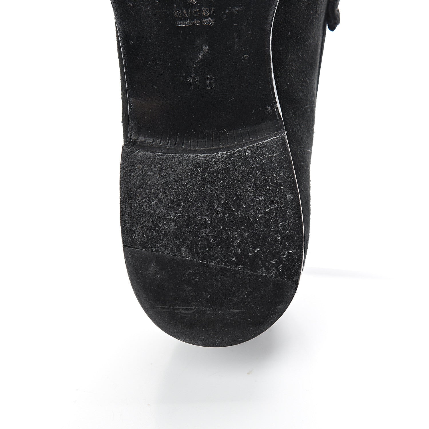 Gucci Suede Mens Horsebit Moccasin Loafers 11 Black 9 of 18