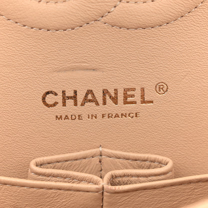 Chanel Caviar Quilted Medium Double Flap Beige 6 of 14