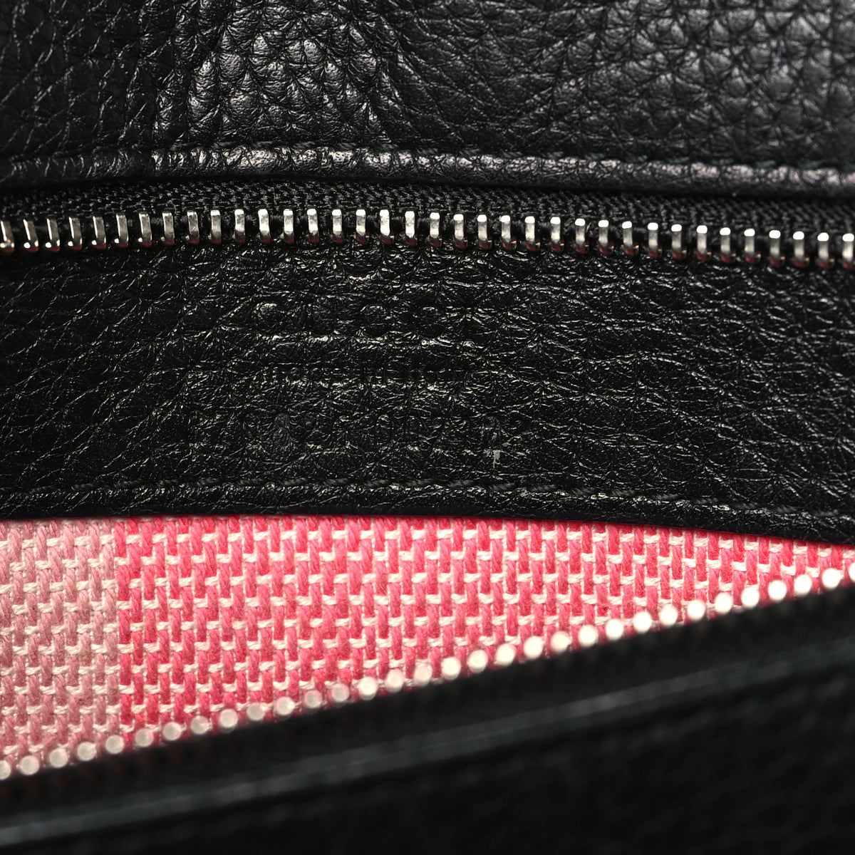 Gucci Pebbled Calfskin Medium Bamboo Daily Flap Shoulder Bag Black 6 of 12