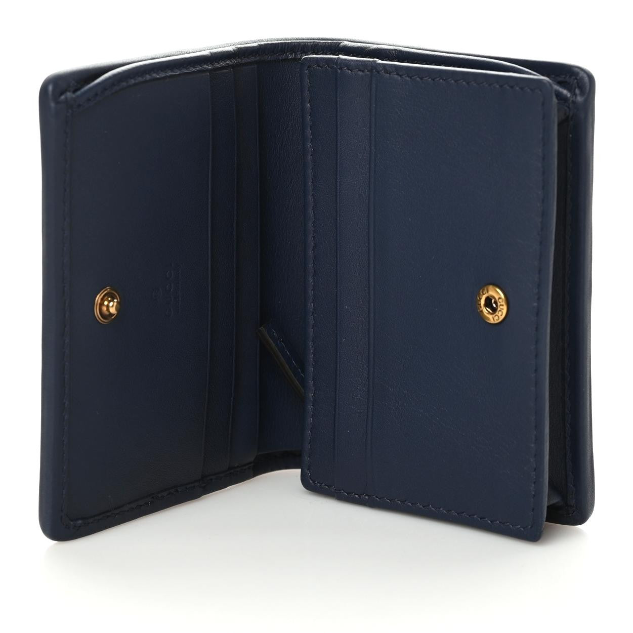 Canvas Flora Floral Trapuntata Zumi Card Case Wallet Great White Multicolor Blue Agata