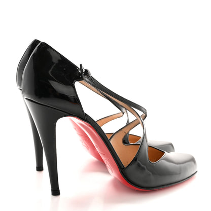 Christian Louboutin Patent Triclo 100 Pumps 39.5 Black 4 of 11