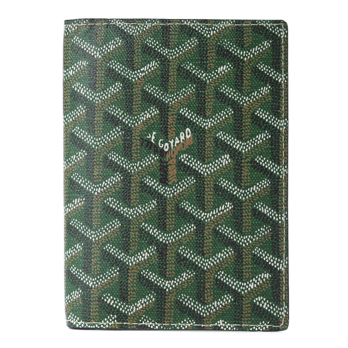 Goyardine Pocket Organizer Wallet Green