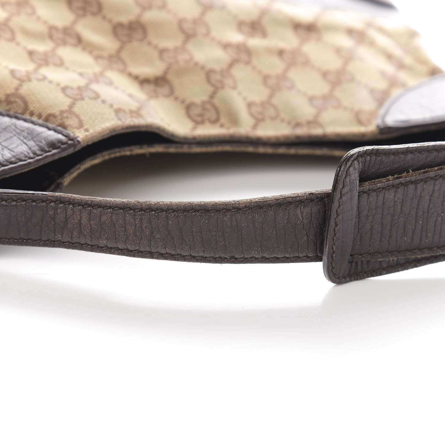 Gucci Monogram Hasler Hobo Dark Brown 11 of 13
