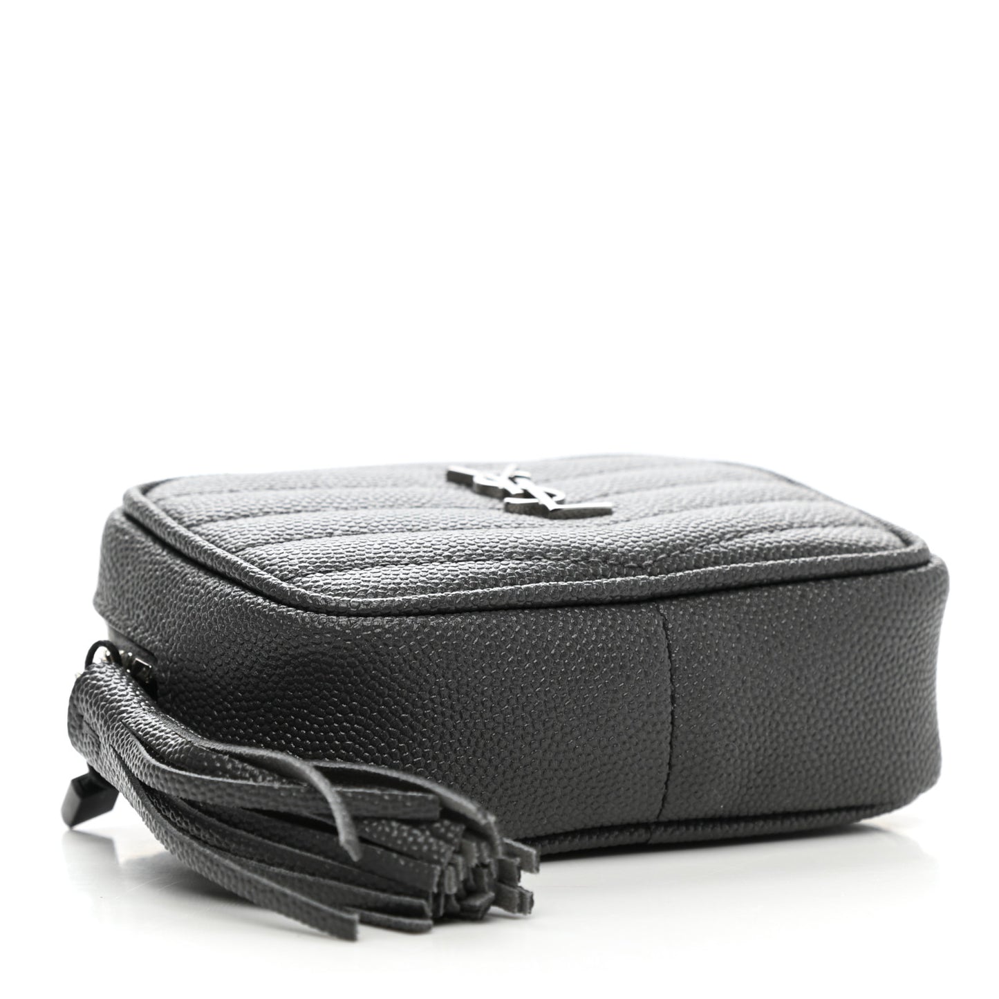 Grain De Poudre Matelasse Monogram Baby Lou Camera Bag Dark Smog