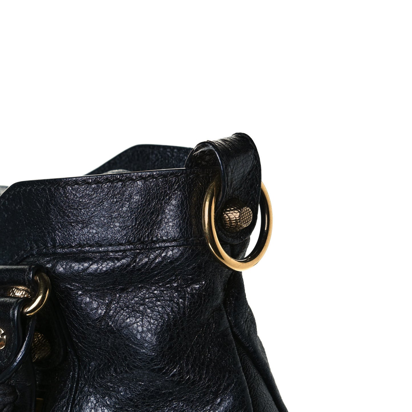 Agneau Giant 12 Gold Hardware Town Black