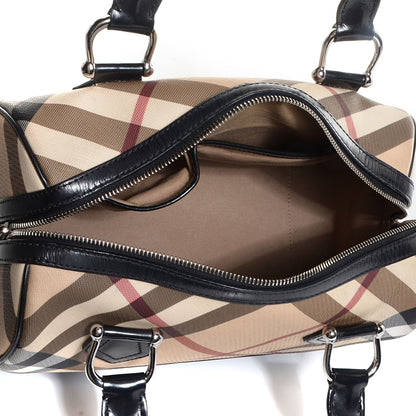 Burberry Nova Check Bowling Bag Black 5 of 9