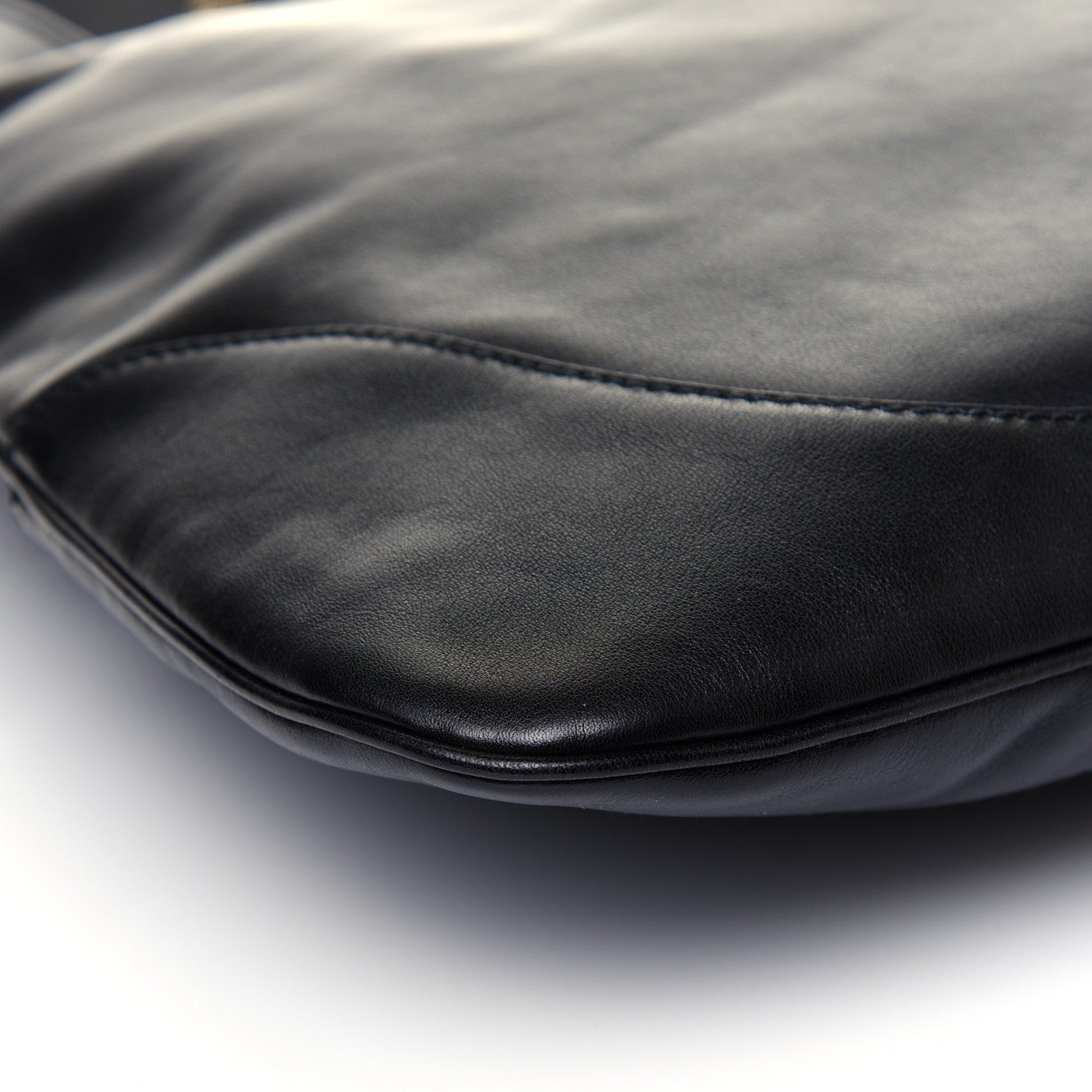 Gucci Calfskin Large Jackie O Bouvier Hobo Black 7 of 11