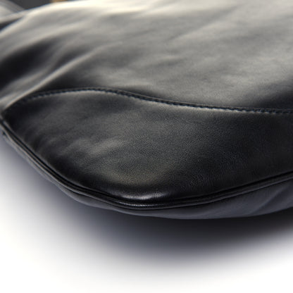 Gucci Calfskin Large Jackie O Bouvier Hobo Black 7 of 11