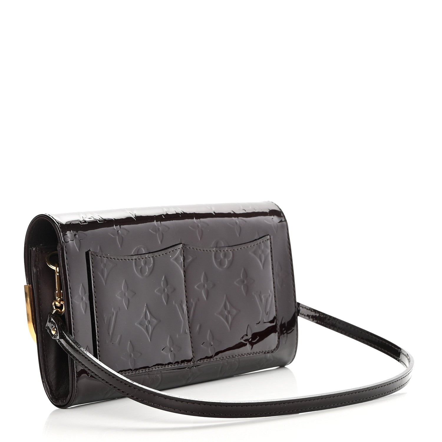 Louis Vuitton Vernis Rossmore MM Amarante 3 of 12