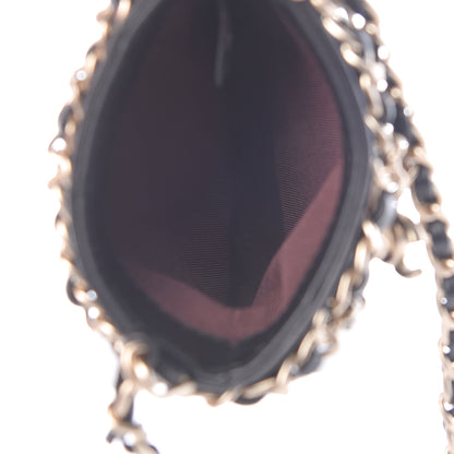 Chanel Lambskin Tech Me Out Clutch With Chain Black 5 of 12