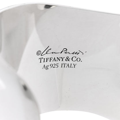 Tiffany Sterling Silver Small Elsa Peretti Left Wrist Bone Cuff Bracelet 3 of 4