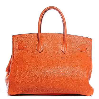 Hermes Togo Birkin 35 Orange 4 of 29
