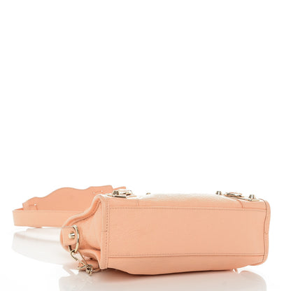Balenciaga Chevre Gold Metallic Edge Hardware Mini City Rose Peach 4 of 7