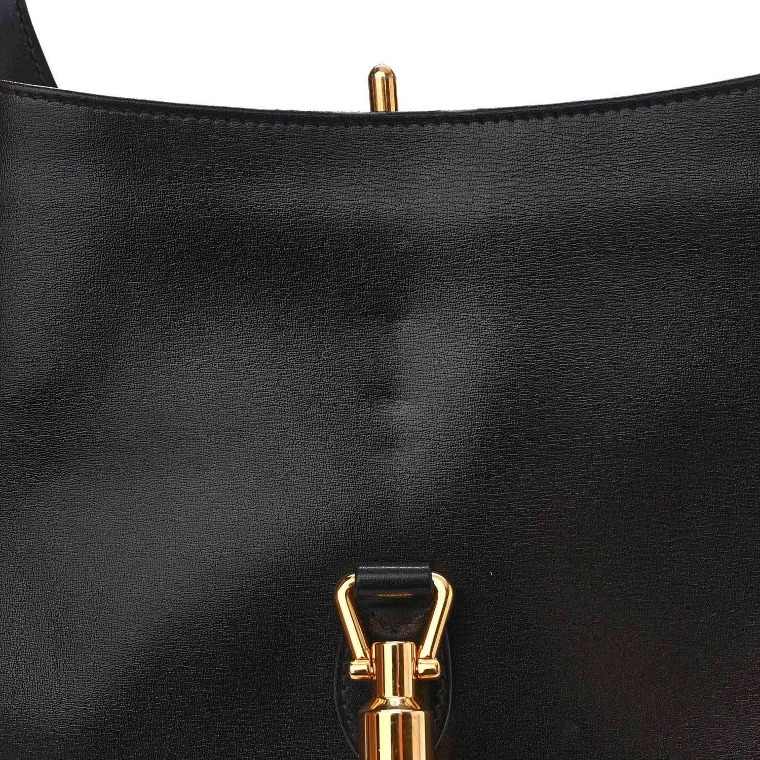 Gucci Boarded Dyana Lux Calfskin Small Jackie 1961 Hobo Black 13 of 13
