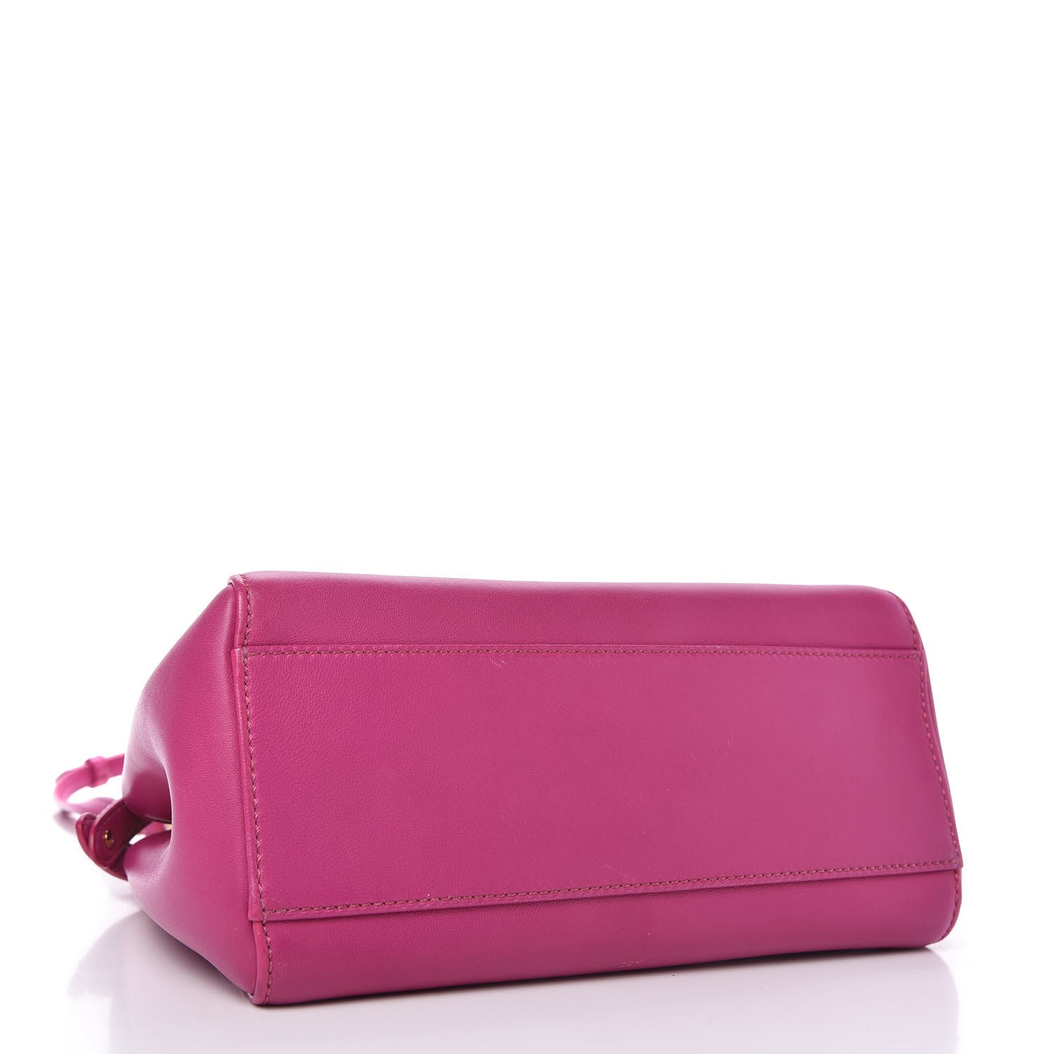 Fendi Nappa Mini Peekaboo Iconic Satchel Magenta 4 of 9