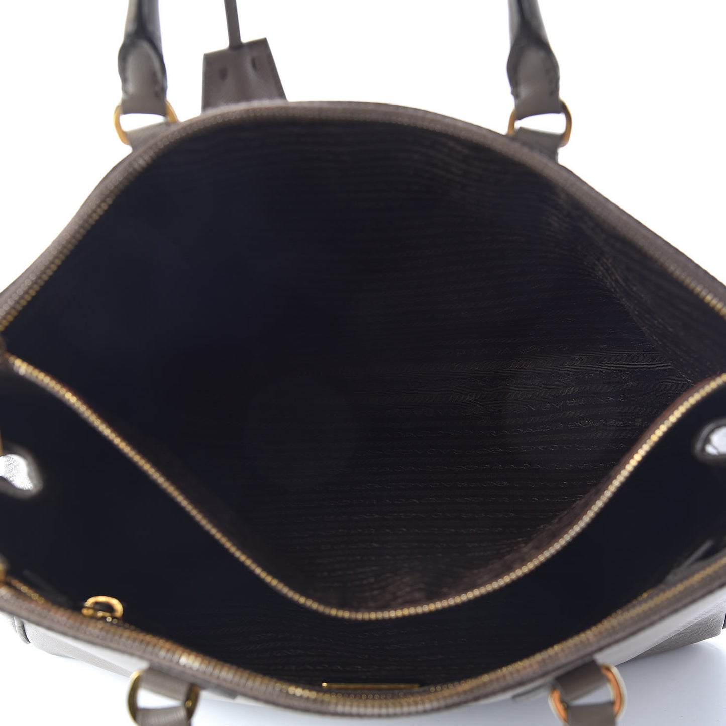 Saffiano Large Galleria Double Zip Tote Argilla