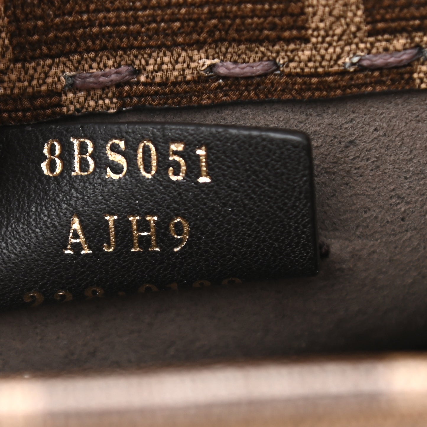 Glazed Fabric Vitello King Plexiglass FF 1974 Logo Hairdo Girls Inlay Mini Fendi Sunshine Shopper Tote Mogano Panna Multicolor