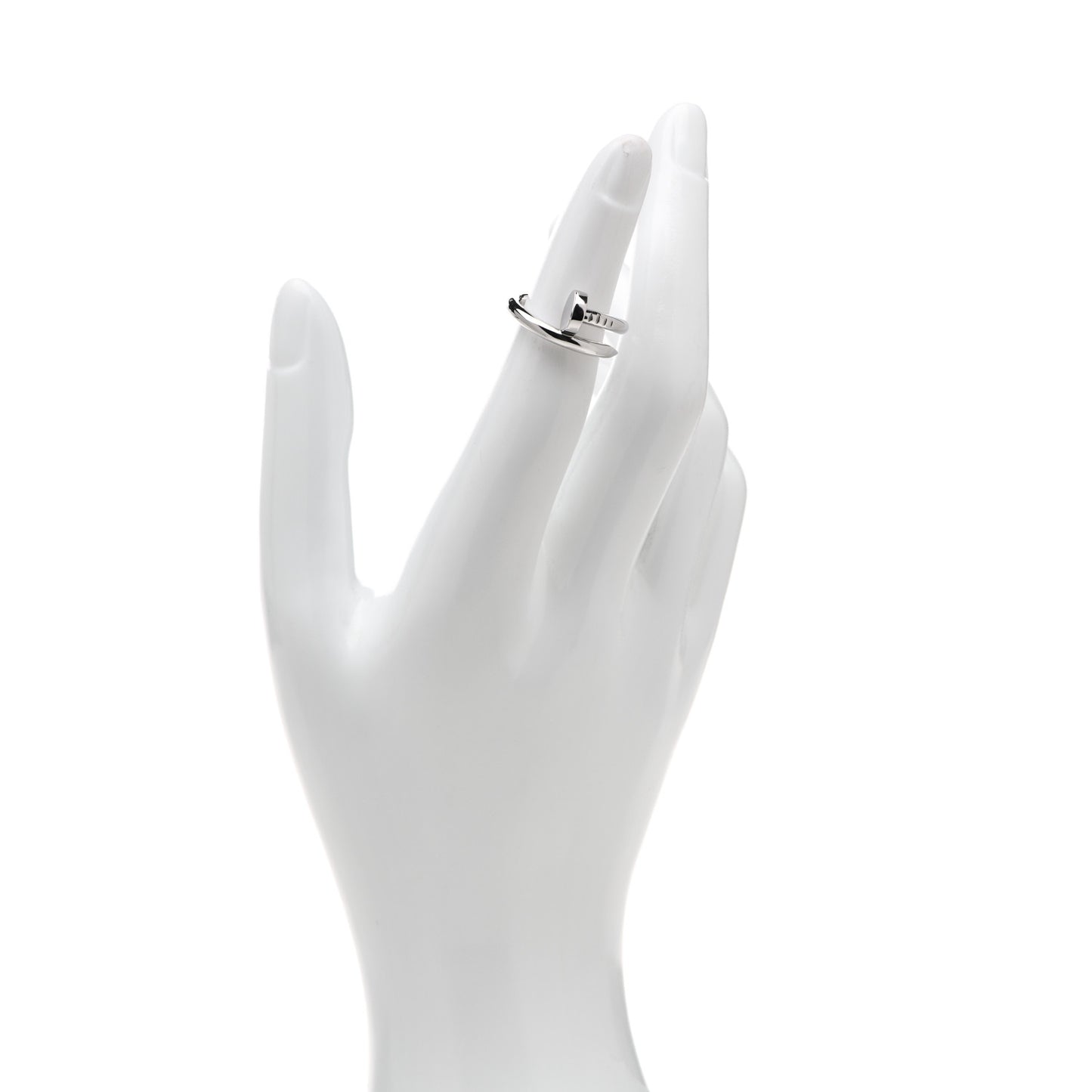 18K White Gold Juste Un Clou Ring 50 5.25