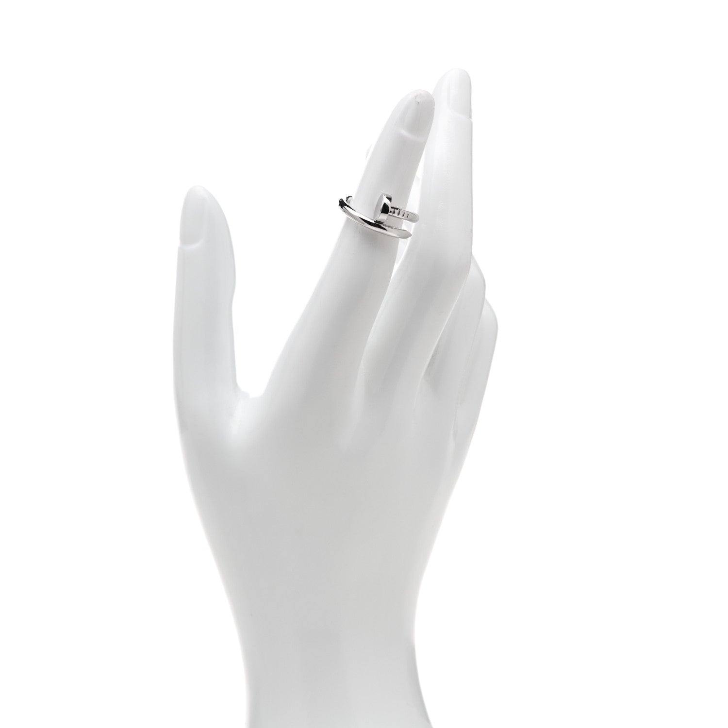 Cartier 18K White Gold Juste Un Clou Ring 50 5.25 2 of 4
