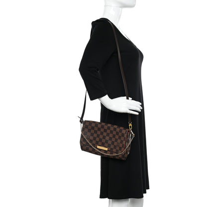 Louis Vuitton Damier Ebene Favorite MM 2 of 10