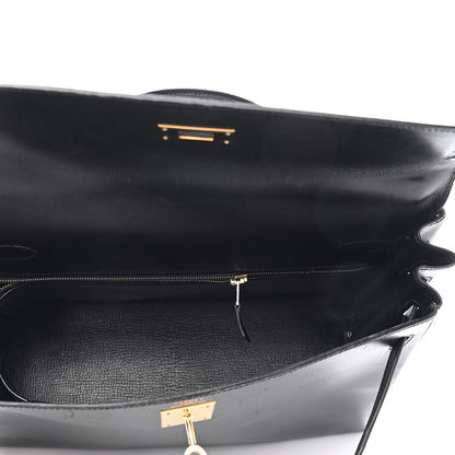 Hermes Box Kelly Retourne 32 Black 7 of 22