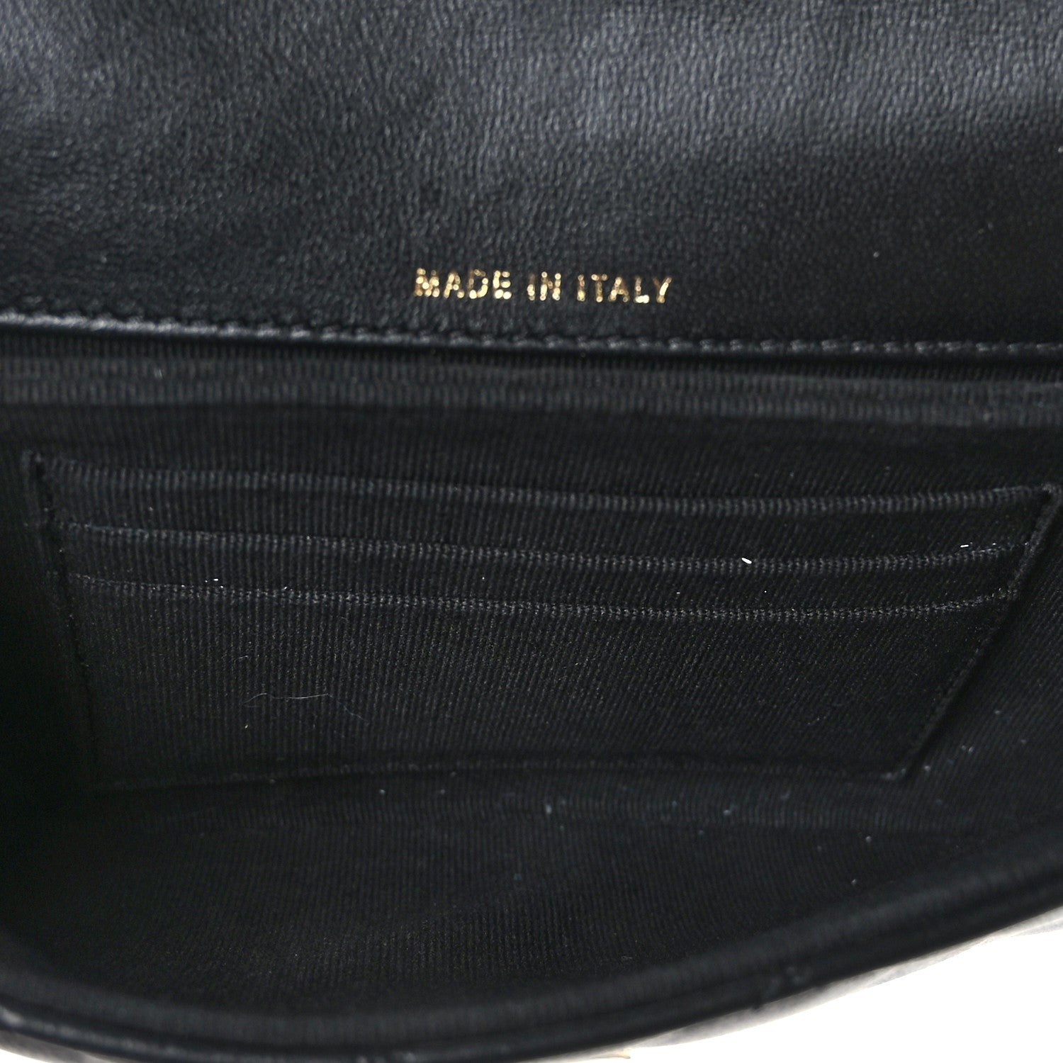 Chanel Lambskin Quilted CC Pouch With Handle Black 5 of 11