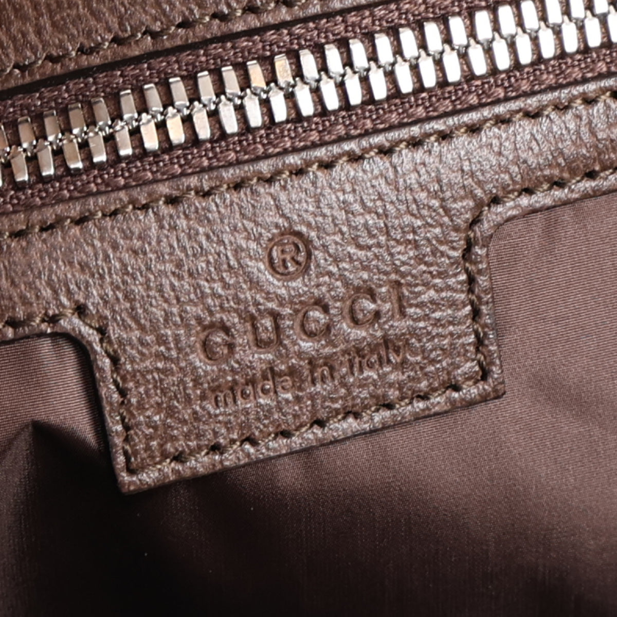 Gucci Tender GG Supreme Monogram Textured Dollar Calfskin Web Tote Beige Ebony New Acero 6 of 10