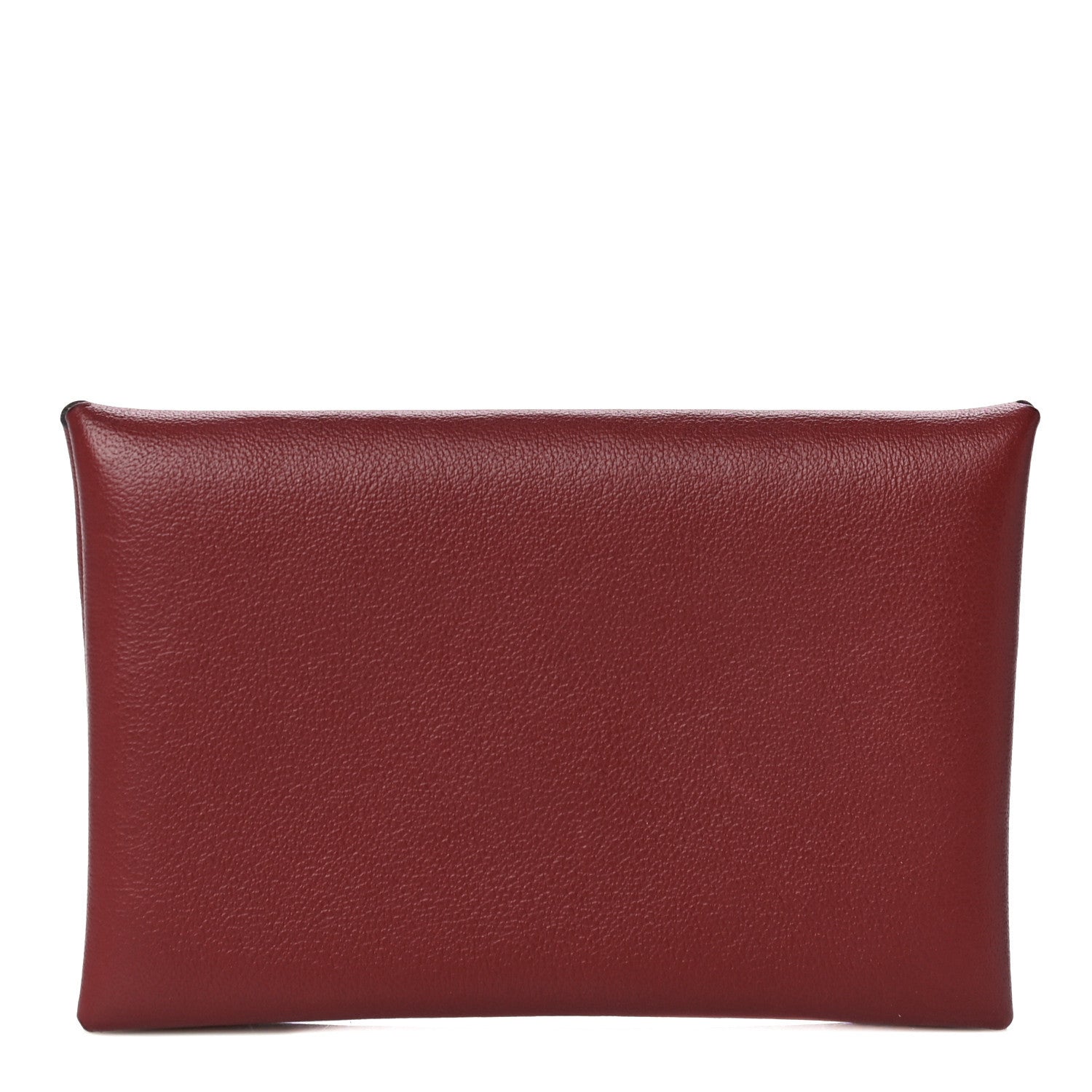 Hermes Evercolor Verso Calvi Card Case Rouge Grenat Glycine 1 of 13